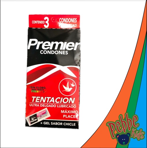 [1369] PRESERVATIVO PREMIER SECURITE TENTACIÓN C/3