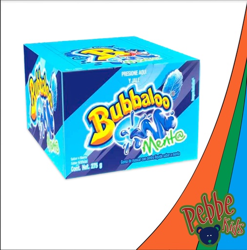 [1608] CHICLE BUBBALOO MENTA C/47