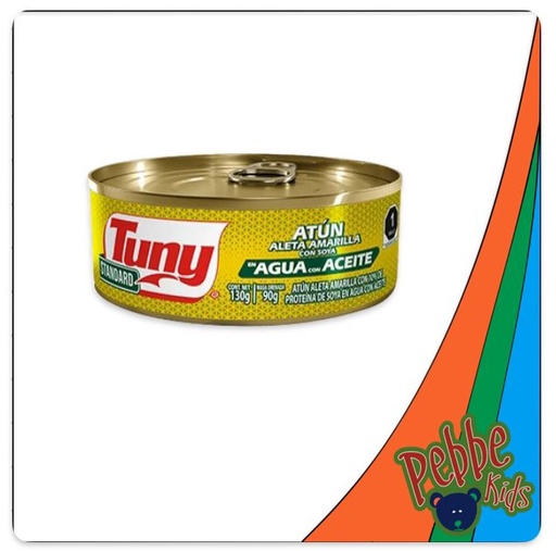 [1290] ATUN TUNY ALETA AMARILLA AGUA CON ACEITE (AMARILLO) 140gr. PIEZA
