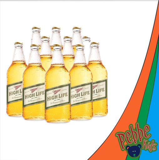 [144114] CERVEZA MILLER HIGH LIFE 940ml. C/12