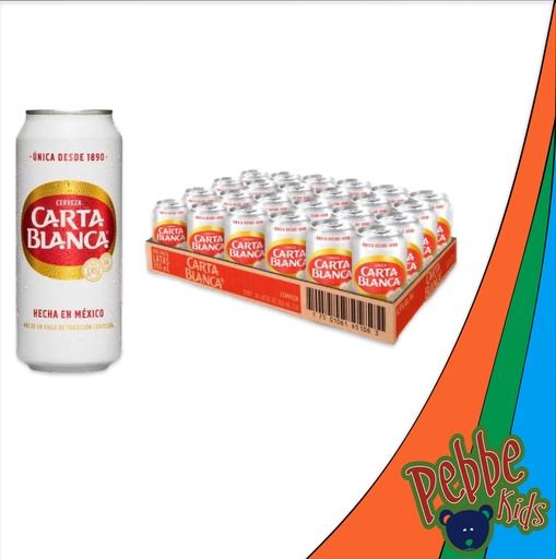 [145035] CERVEZA CARTA BLANCA LATÓN 473ml. C/24