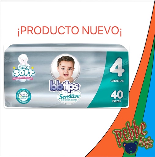 [1662] PAÑAL BBTIPS ETAPA 4 C/40