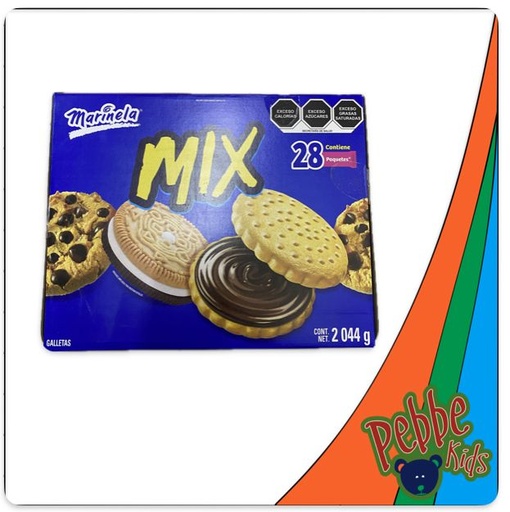 [840] GALLETAS MIX MARINELA 2 .044kg. C/28