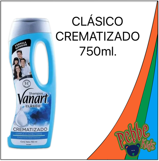 [1114] SHAMPOO VANART 750ml. CLÁSICO CREMATIZADO
