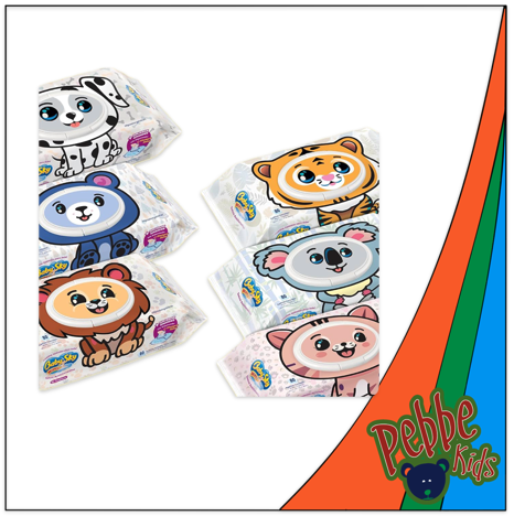 [758] TOALLITA HÚMEDA BABY SKY ANIMALITOS C/80
