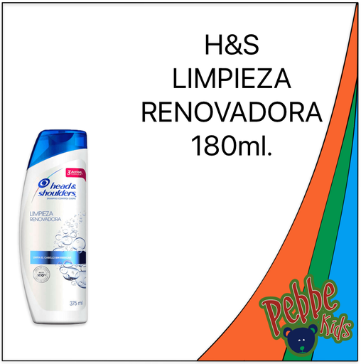[1807] SHAMPOO H&S 375ml. LIMPIEZA RENOVADORA