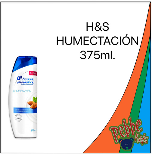 [1808] SHAMPOO H&S 375ml. HUMECTACION INSTANTANEA