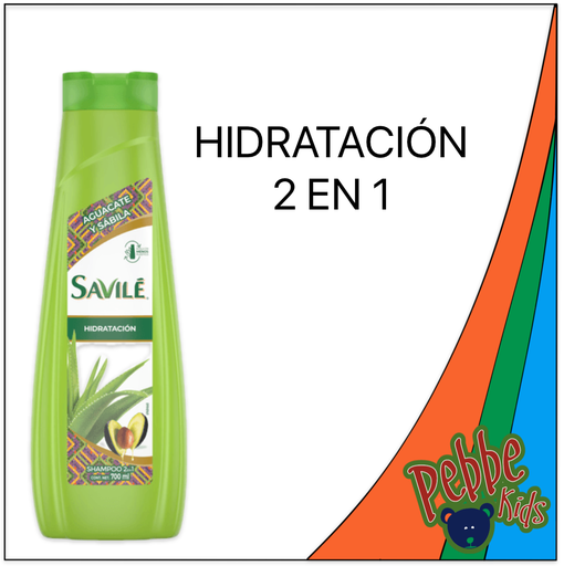[552] SHAMPOO SAVILE 730ml. AGUACATE HIDRATACIÓN 2 EN 1