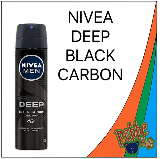 [4048] DES. AEROSOL NIVEA MEN DEEP BLACK CARBON 150ml.