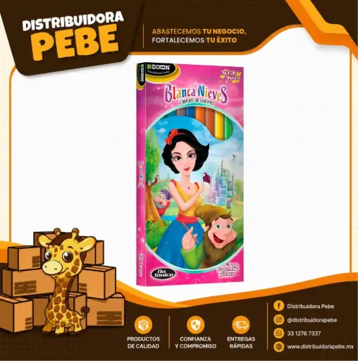 [4018] COLORES DIXON BLANCA NIEVES C/12