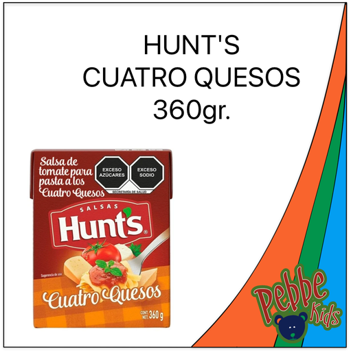 [1974] SALSA HUNTS CUATRO QUESOS 360gr.  