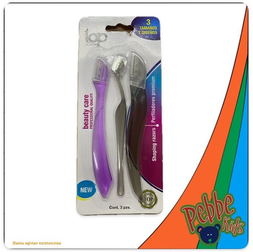 [30994] PERFILADORES PREMIUM DE COLORES C/3 TOP FASHION