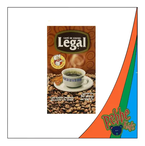 [2154] CAFÉ LEGAL GRANO C/CANELA C/30