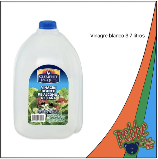 [2532] VINAGRE BLANCO 3.7lt. CLEMENTE