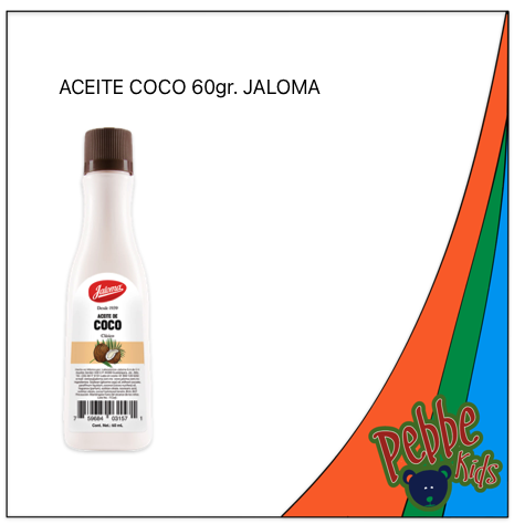 [12] ACEITE DE COCO JALOMA 60ml. PIEZA 