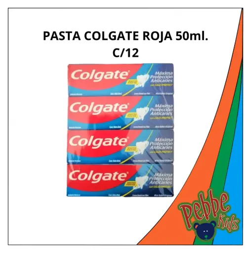 [2628] PASTA COLGATE  ROJA 50ml. C/12 