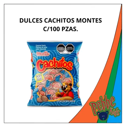 [2659] DULCES CACHITOS MONTES C/100 PZAS. 