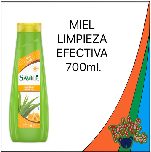 [1392] SHAMPOO SAVILE MIEL LIMPIEZA EFECTIVA 700ml.