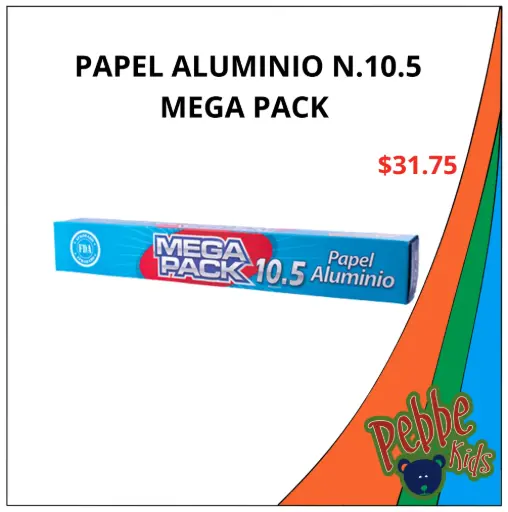 [2399] PAPEL ALUMINIO N.10.5 MEGA PACK 