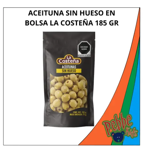[1762] ACEITUNA SIN HUESO EN BOLSA LA COSTEÑA 185GR