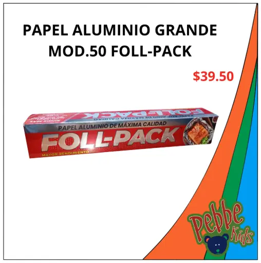 [1835] PAPEL ALUMINIO GRANDE MOD.50 FOLL-PACK