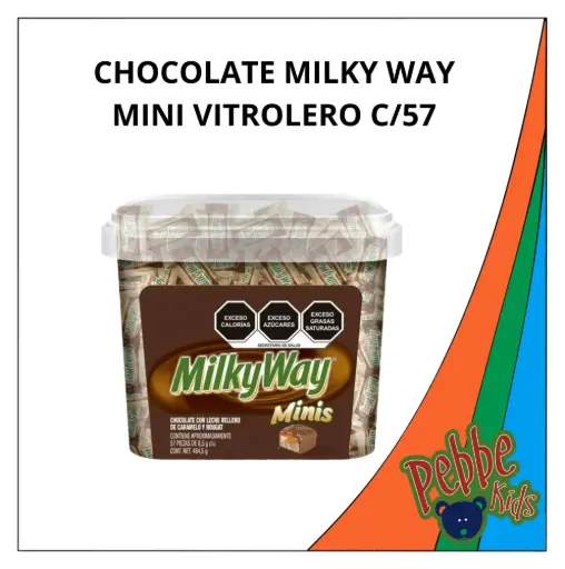 [1879] CHOCOLATE MILKY WAY MINI VITROLERO C/57