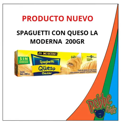 [2016] SPAGUETTI CON QUESO LA MODERNA  200GR